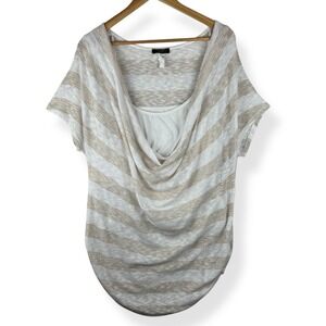 Deb Tunic Sweater Top Womens Plus Size 3X Vintage Y2K Slouchy Cowl Neck USA Made